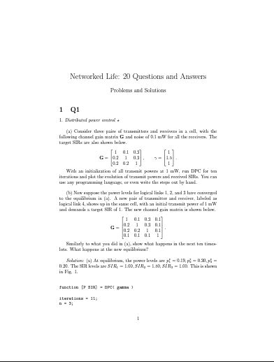 خرید و دانلود نسخه کامل کتاب Networked Life 20 Questions and Answers [Soultion Manual] – Pdf