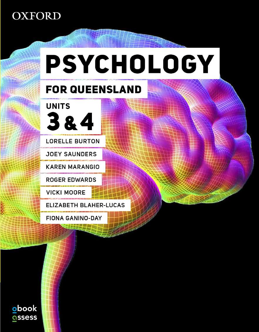 خرید و دانلود نسخه کامل کتاب Psychology for Queensland Units 3&4 Student – pdf