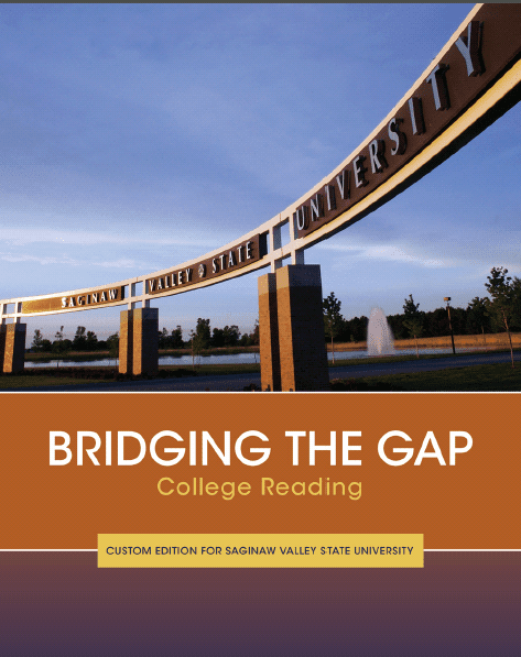 خرید و دانلود نسخه کامل کتاب Bridging the Gap College Reading Custom Edition for Saginaw Valley State University – Pdf