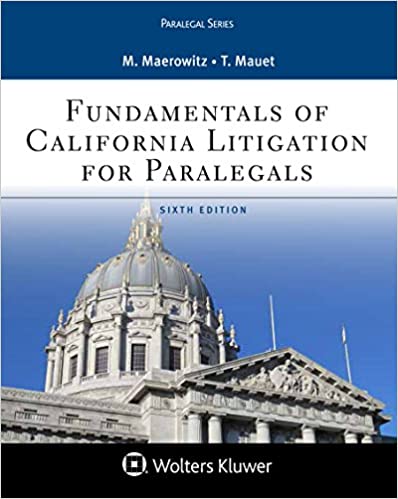 خرید و دانلود نسخه کامل کتاب Fundamentals of California Litigation for Paralegals (6th Edition) – + Pdf