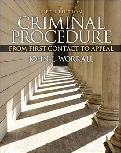 خرید و دانلود نسخه کامل کتاب Criminal Procedure: From First Contact to Appeal (5th Edition) – Pdf