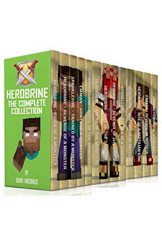 خرید و دانلود نسخه کامل کتاب Herobrine – The Complete Collection (17 Books In 1 Boxset) – + PDF