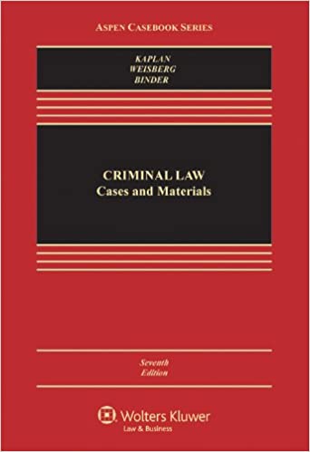 خرید و دانلود نسخه کامل کتاب Criminal Law: Cases and Materials [Connected Casebook] (Aspen Casebook Series) 7th Edition