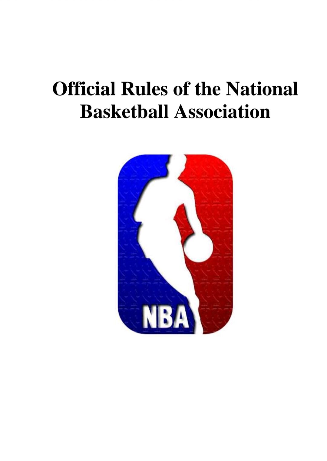 خرید و دانلود نسخه کامل کتاب Official Rules of the National Basketball Association – PDF