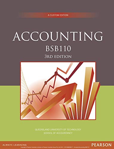 خرید و دانلود نسخه کامل کتاب Accounting BSB110 (Custom Edition) (3rd Edition) – PDF