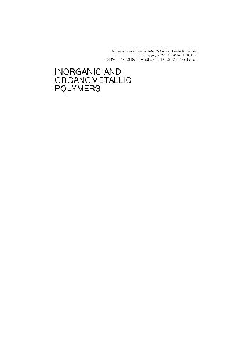 خرید و دانلود نسخه کامل کتاب Inorganic and Organometallic Polymers – PDF