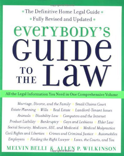 خرید و دانلود نسخه کامل کتاب Everybody s Guide to the Law: All The Legal Information You Need in One Comprehensive Volum