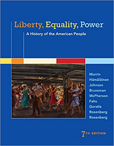 خرید و دانلود نسخه کامل کتاب Liberty  Equality  Power: A History of the American People (7th Edition) – PDF
