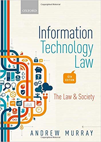 خرید و دانلود نسخه کامل کتاب Information Technology Law: The Law and Society (4th Edition)