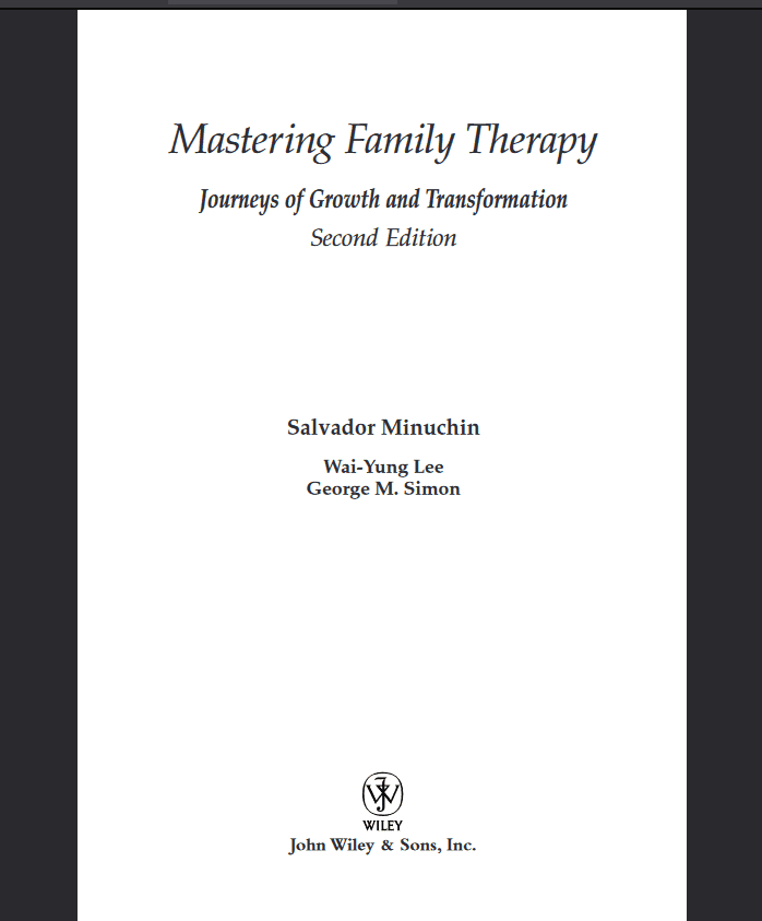 خرید و دانلود نسخه کامل کتاب Mastering Family Therapy: Journeys of Growth and Transformation – PDF