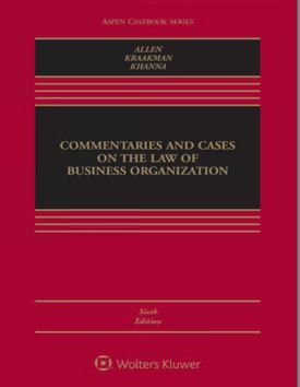 خرید و دانلود نسخه کامل کتاب Commentaries and Cases on the Law of Business Organization (6th Edition) – + Pdf