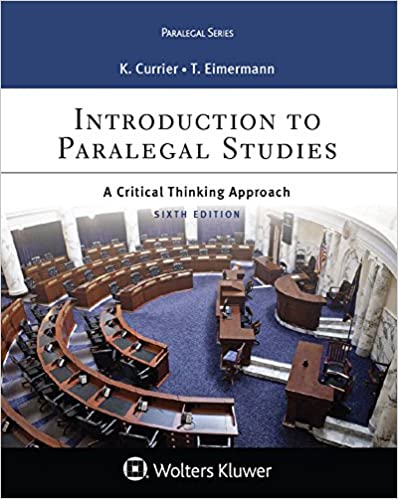 خرید و دانلود نسخه کامل کتاب Introduction to Paralegal Studies: A Critical Thinking Approach (6th Edition) – + pdf