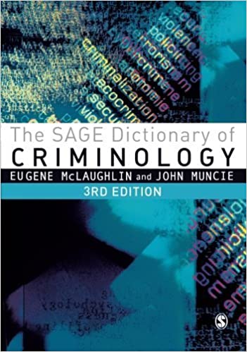 خرید و دانلود نسخه کامل کتاب The SAGE Dictionary of Criminology by McLaughlin. Eugene ( 2012 ) – + PDF
