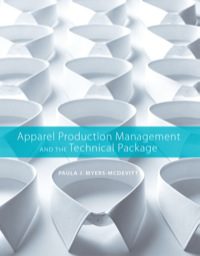 خرید و دانلود نسخه کامل کتاب Apparel Production Management and the Technical Package – Pdf
