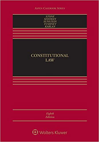 خرید و دانلود نسخه کامل کتاب Constitutional Law (Aspen Casebook Series) (8th Edition) – + pdf