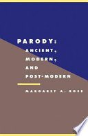 خرید و دانلود نسخه کامل کتاب Parody: Ancient  Modern and Post-modern – Pdf