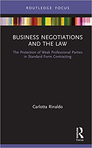 خرید و دانلود نسخه کامل کتاب Business Negotiations and the Law: The Protection of Weak Professional Parties in Standard