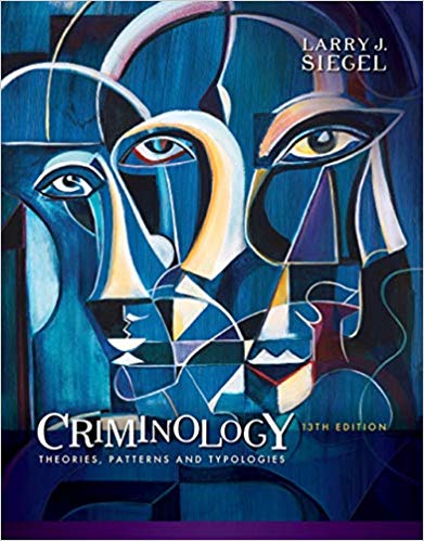خرید و دانلود نسخه کامل کتاب Criminology: Theories  Patterns and Typologies 13th Edition