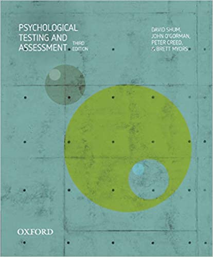 خرید و دانلود نسخه کامل کتاب Psychological Testing and Assessment (3rd Edition) BY Shum – Pdf