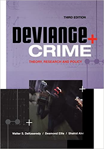 خرید و دانلود نسخه کامل کتاب Deviance and Crime: Theory  Research and Policy (3rd Edition) – Pdf