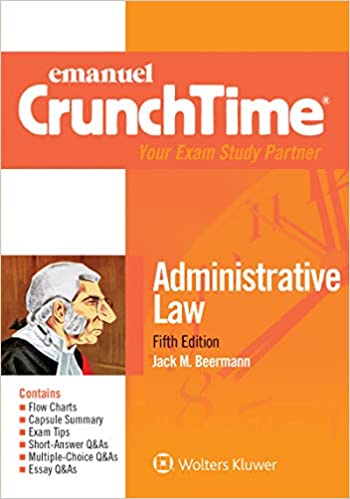 خرید و دانلود نسخه کامل کتاب Emanuel CrunchTime for Administrative Law (Emanuel CrunchTime Series) (5th Edition) – + p