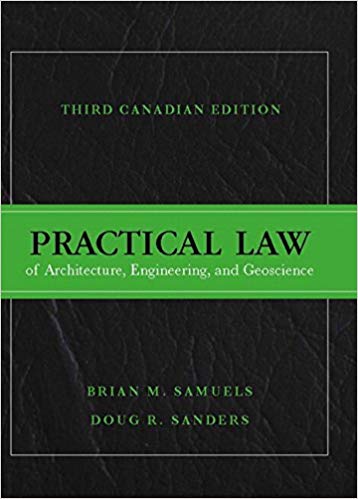 خرید و دانلود نسخه کامل کتاب Practical Law of Architecture  Engineering  and Geoscience  Third Canadian Edition (3rd Edi