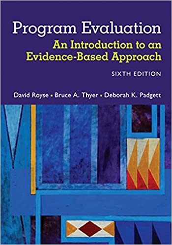خرید و دانلود نسخه کامل کتاب Program Evaluation: An Introduction to an Evidence-Based Approach (6th Edition) – PDF