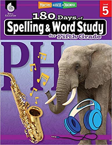 خرید و دانلود نسخه کامل کتاب 180 180 Days of Spelling and Word Study: Grade 5 – Daily Spelling Workbook for Classroom an