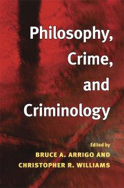 خرید و دانلود نسخه کامل کتاب Philosophy  Crime  and Criminology – Pdf