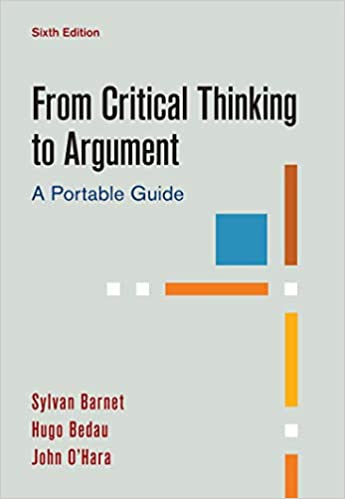 خرید و دانلود نسخه کامل کتاب From Critical Thinking to Argument: A Portable Guide (6th Edition) – + pdf