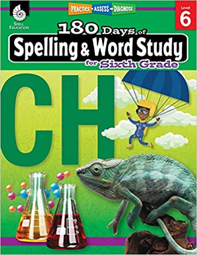 خرید و دانلود نسخه کامل کتاب 180 Days of Spelling and Word Study Grade 6 – Daily Spelling Workbook for Classroom and Hom