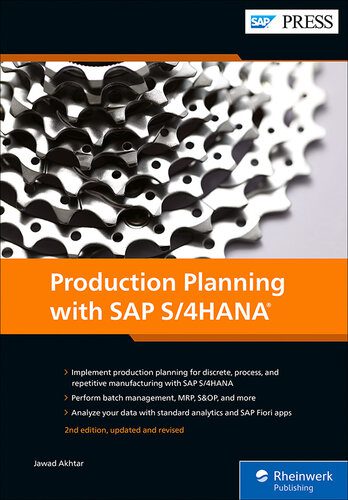 خرید و دانلود نسخه کامل کتاب Production Planning with SAP S/4HANA (2nd Edition) original Pdf