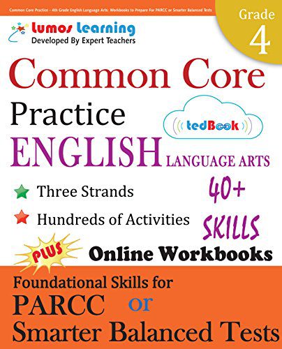 خرید و دانلود نسخه کامل کتاب Common Core Practice – 4th Grade English Language Arts: Workbooks to Prepare for the PARCC