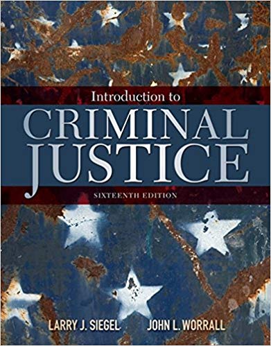 خرید و دانلود نسخه کامل کتاب Introduction to Criminal Justice 16th Edition