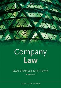 خرید و دانلود نسخه کامل کتاب Company Law (Core Texts Series) (11th Edition) – + pdf