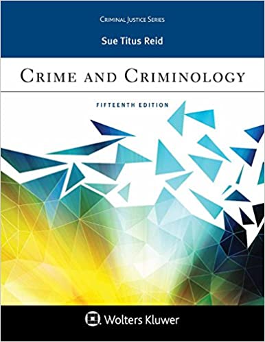 خرید و دانلود نسخه کامل کتاب Crime and Criminology (Aspen Criminal Justice) (15th Edition) – + pdf
