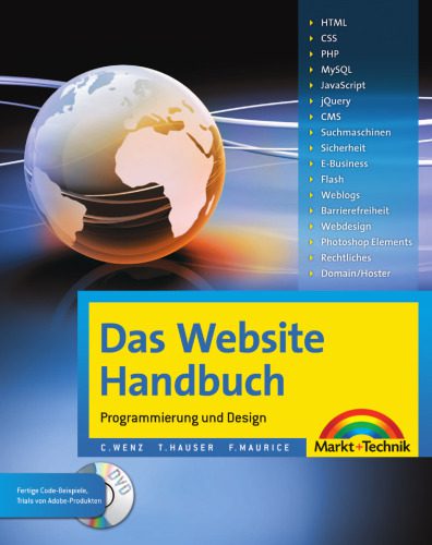 خرید و دانلود نسخه کامل کتاب Das Website Handbuch – Programmierung und Design  4. Auflage