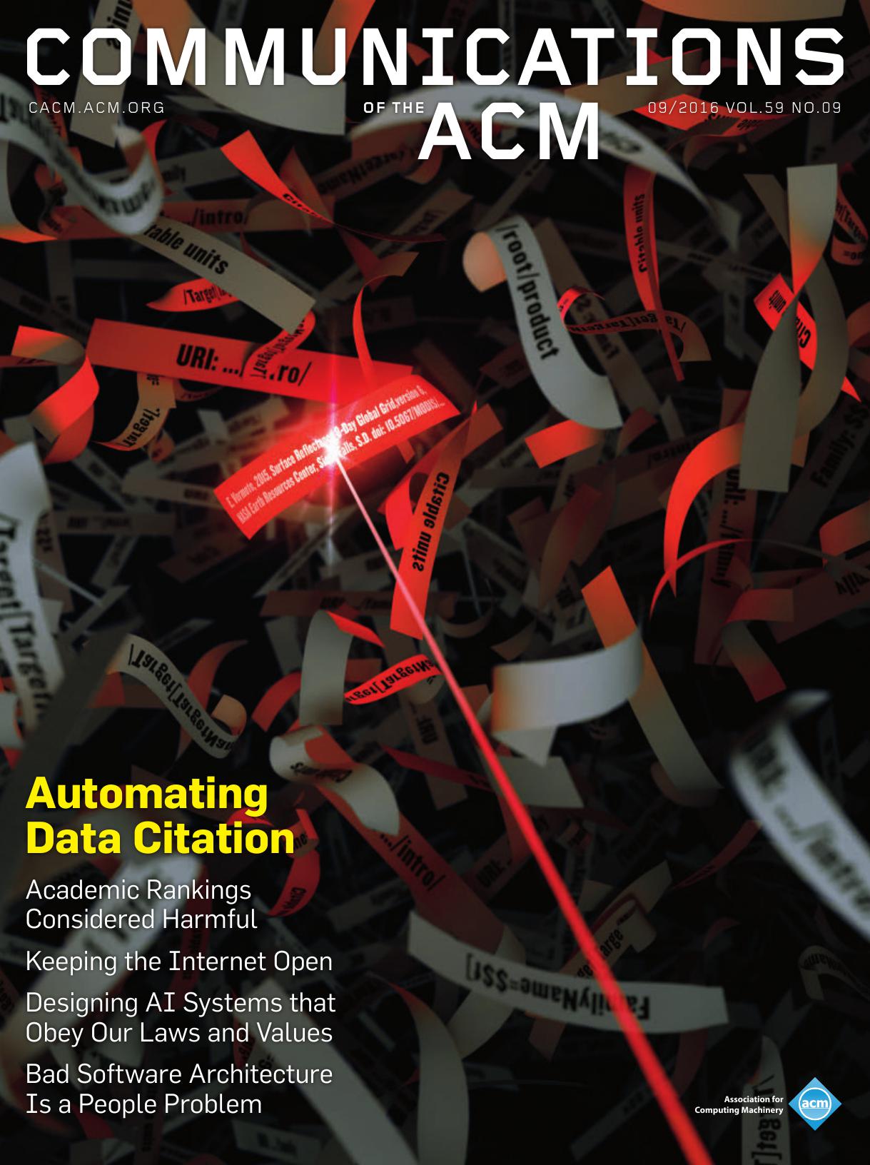 خرید و دانلود نسخه کامل کتاب Communications of the ACM – September 2016