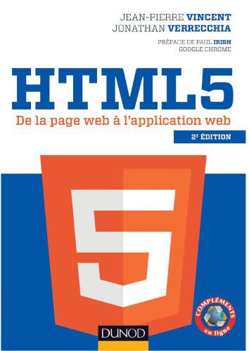 خرید و دانلود نسخه کامل کتاب HTML5 : De la page web à l application web