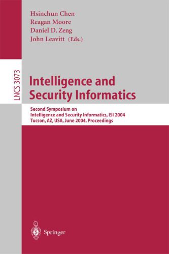 خرید و دانلود نسخه کامل کتاب Intelligence and Security Informatics: Second Symposium on Intelligence and Security Inform