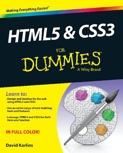 خرید و دانلود نسخه کامل کتاب HTML5 and CSS3 For Dummies