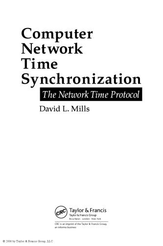 خرید و دانلود نسخه کامل کتاب Computer Network Time Synchronization: The Network Time Protocol