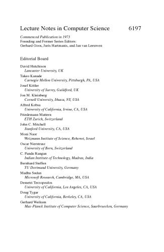خرید و دانلود نسخه کامل کتاب Algorithmic Number Theory: 9th International Symposium  ANTS-IX  Nancy  France  July 19-23
