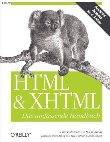 خرید و دانلود نسخه کامل کتاب HTML und XHTML. Das umfassende Handbuch  5.Auflage