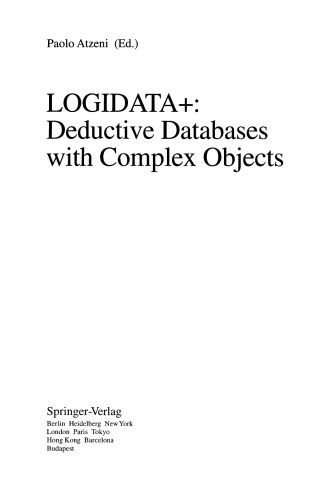 خرید و دانلود نسخه کامل کتاب LOGIDATA+: Deductive Databases with Complex Objects