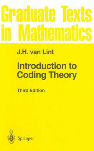 خرید و دانلود نسخه کامل کتاب Introduction to Coding Theory