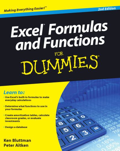 خرید و دانلود نسخه کامل کتاب Excel Formulas and Functions For Dummies  2nd edition (For Dummies Computer Tech)