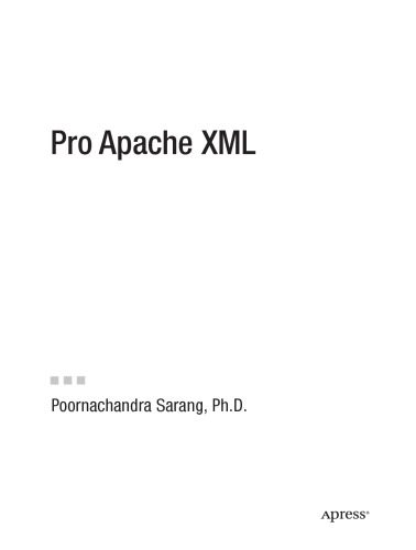 خرید و دانلود نسخه کامل کتاب Pro apache XML