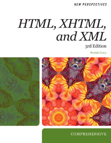 خرید و دانلود نسخه کامل کتاب New Perspectives on HTML  XHTML  and XML: Comprehensive  3rd Edition
