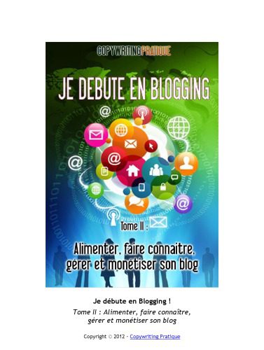 خرید و دانلود نسخه کامل کتاب Je débute en Blogging – Tome 2